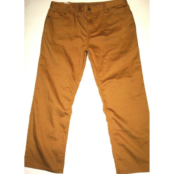 NWT New Mens 40 X 30 Prana Organic Bridger Jean Embark Brown Dark Yellow Mustard - Picture 3 of 7